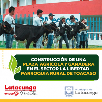 CONSTRUCCIÓN DE UNA PLAZA AGRÍCOLA Y GANADERA EN EL SECTOR LA LIBERTAD PARROQUIA TOACASO